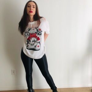 Distressed vintage Led Zeppelin tee